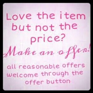 All reasonable offers welcome